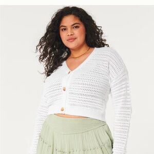 Hollister Easy Open-Stitch Crochet Cardigan - Perfect for Any Occasion!